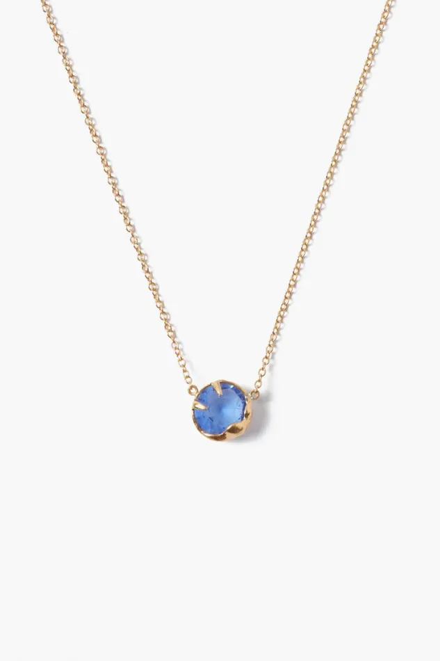 Chan Luu September Birthstone Necklace Sapphire Crystal Women Necklaces