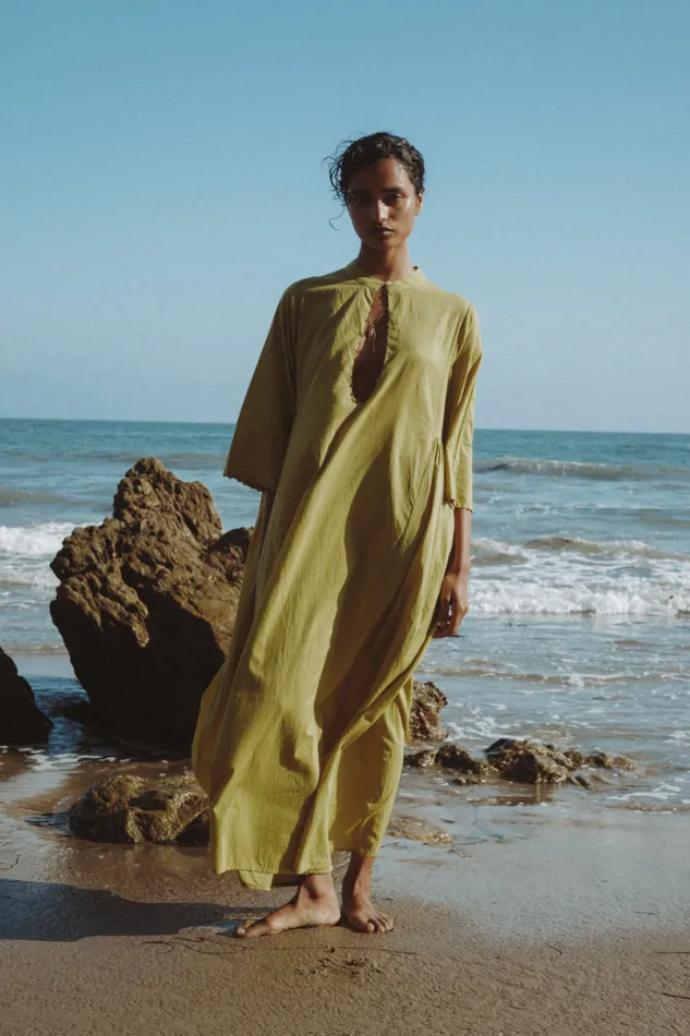 Chan Luu Tanya Plunge Dress Oasis Women Dresses