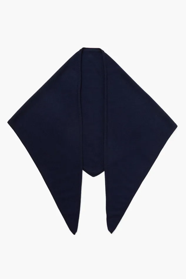 Chan Luu Triangle Scarf Navy Women Scarves
