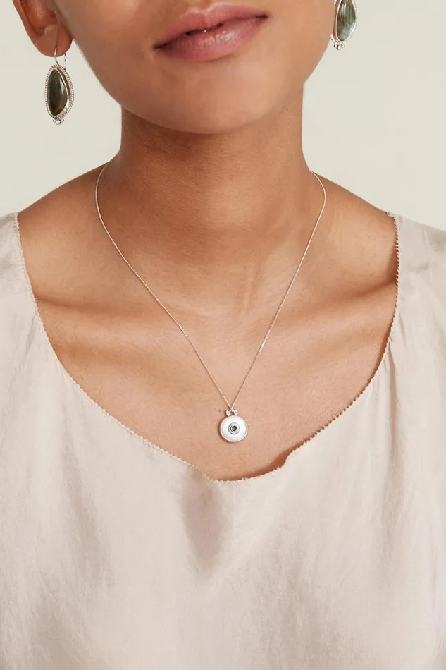 Chan Luu Victoria Necklace White Pearl Women Necklaces