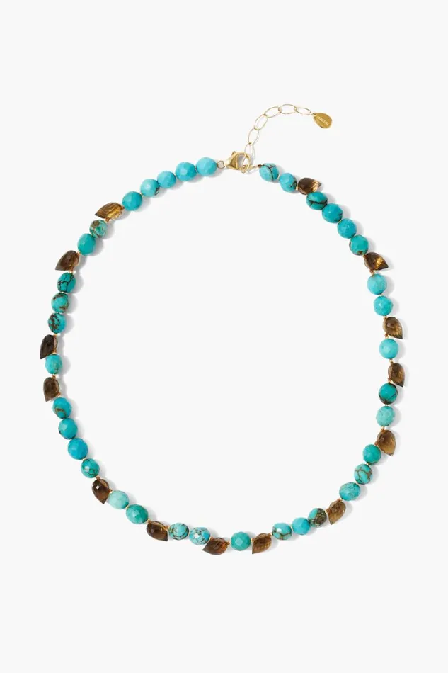 Chan Luu Willa Necklace Turquoise Mix Women Necklaces