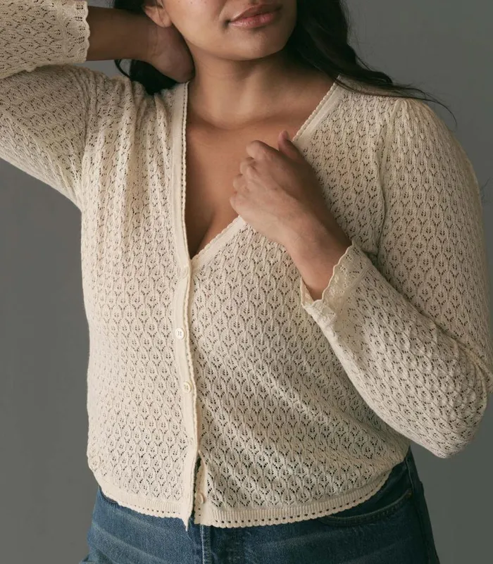 CHANDEL CARDIGAN Ivory Shop DEN Knitwear