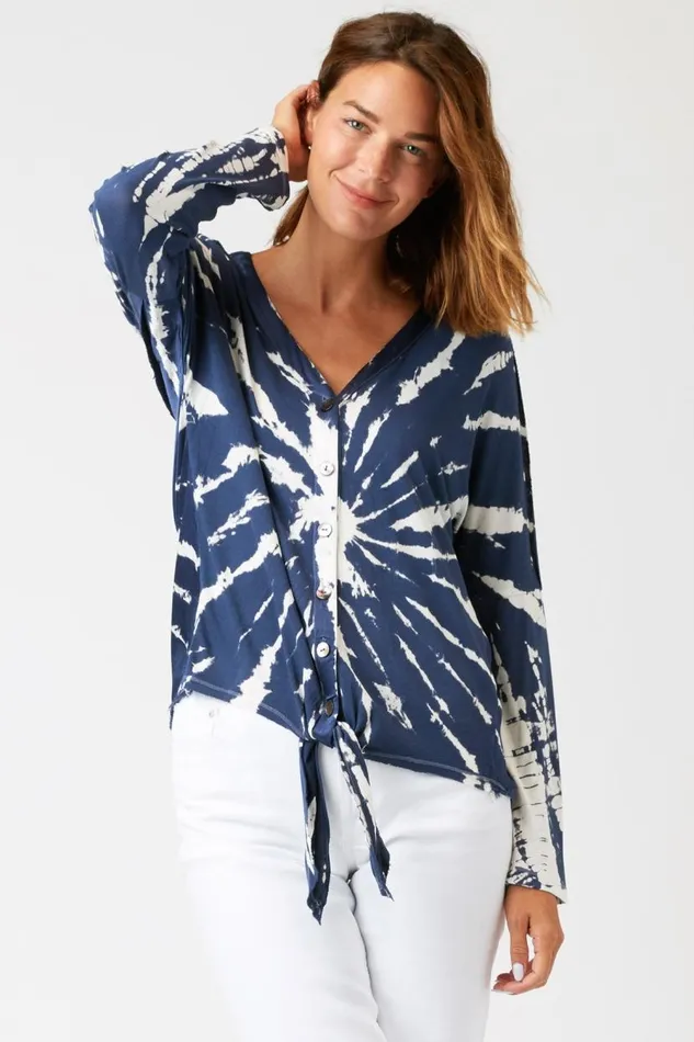 Chaski Tie Top Radial Wash Naval Clothing XCVI ShirtsBlouses