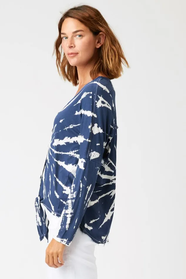 Chaski Tie Top Radial Wash Naval Clothing XCVI ShirtsBlouses