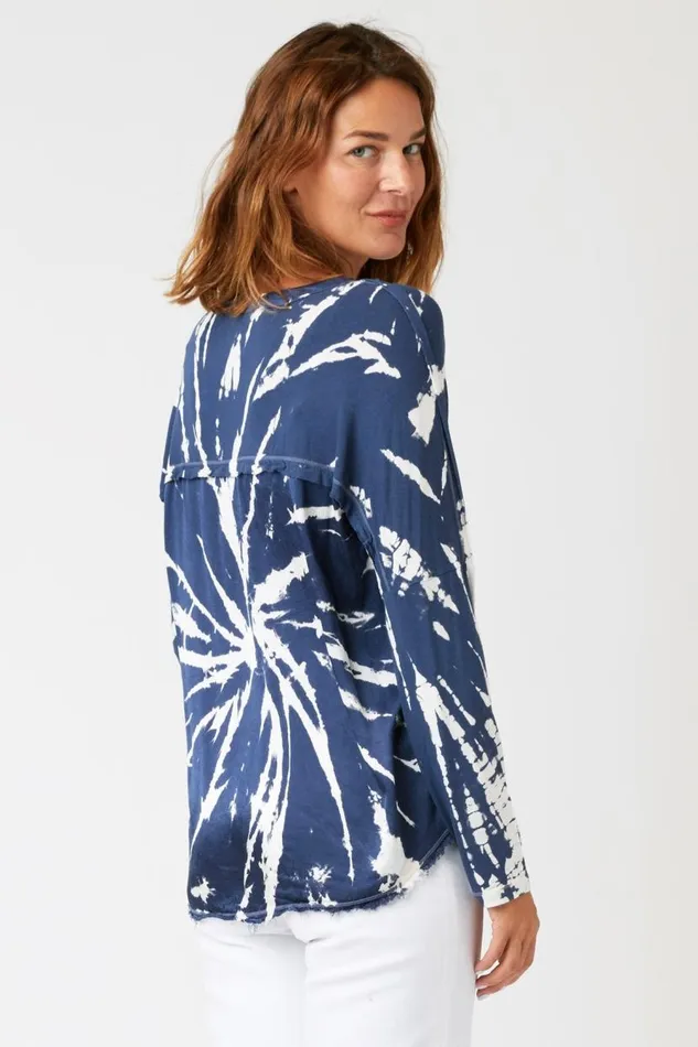 Chaski Tie Top Radial Wash Naval Clothing XCVI ShirtsBlouses