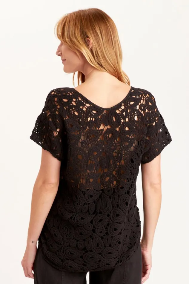 Chastain Top Black Clothing XCVI ShirtsBlouses