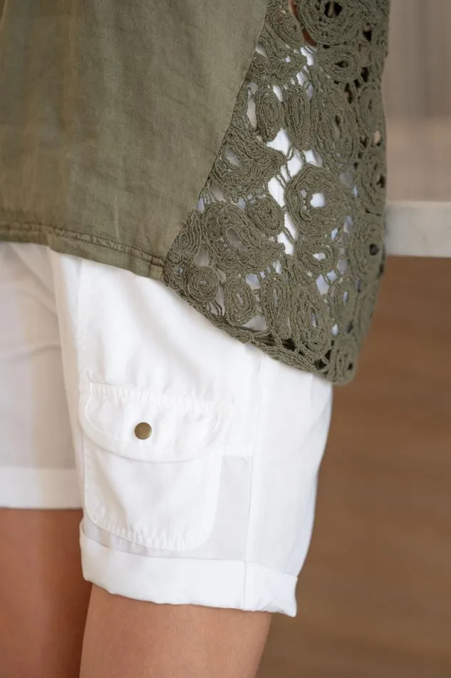 Chastain Top Kombu Pigment Clothing XCVI ShirtsBlouses