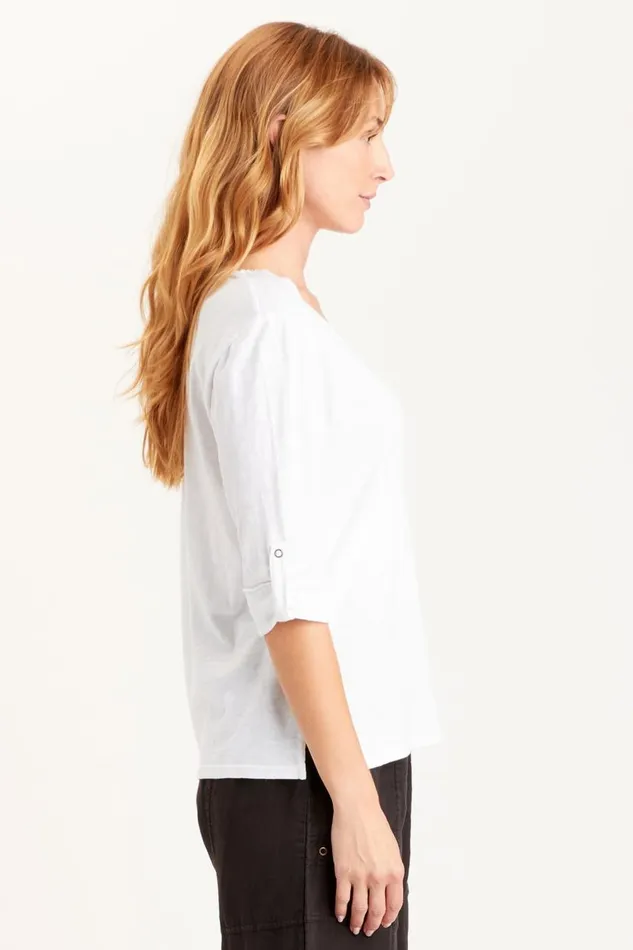 Christabel Top White Clothing XCVI ShirtsBlouses