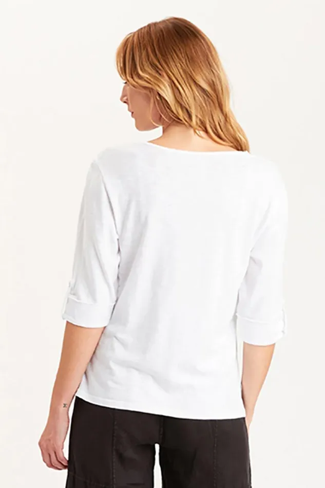 Christabel Top White Clothing XCVI ShirtsBlouses