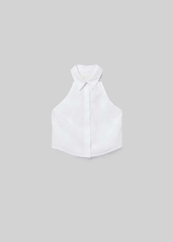 Citizens Of Humanity Adeline Sleeveless Shirt Optic White Women Tops