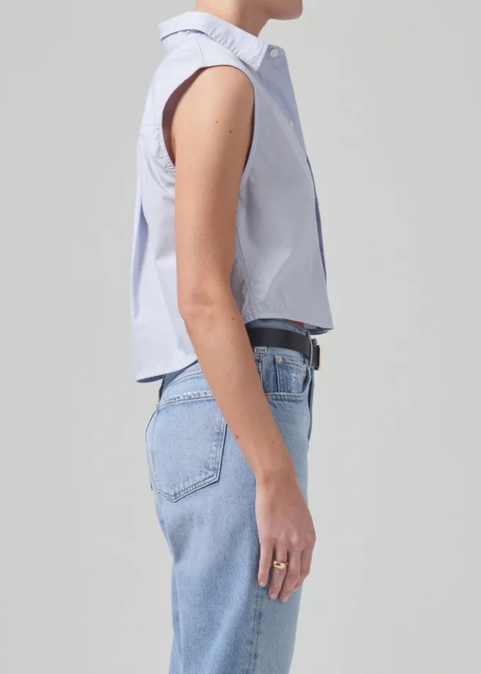 Citizens Of Humanity Anders Sleeveless Crop Santa Cruz Women Tops