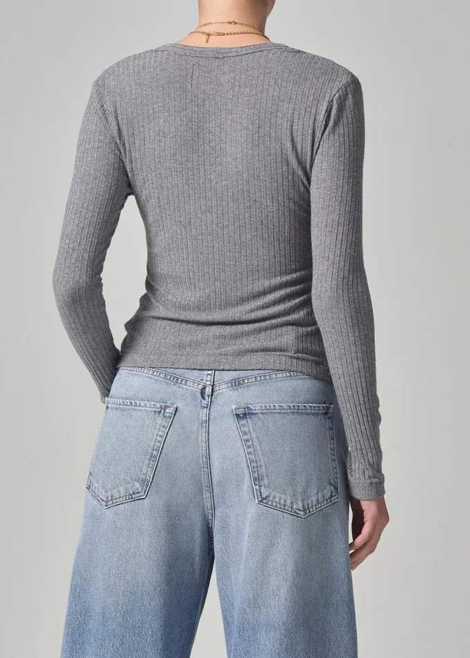 Citizens Of Humanity Ava Cardigan Milano Grey Women Tops