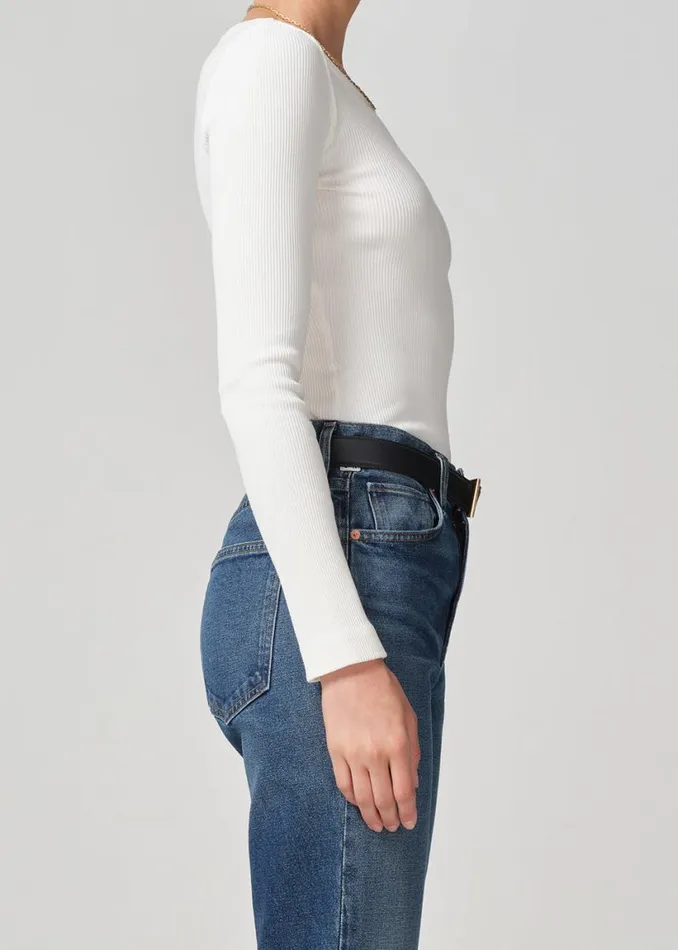 Citizens Of Humanity Bina Crewneck Canvas Women Tops