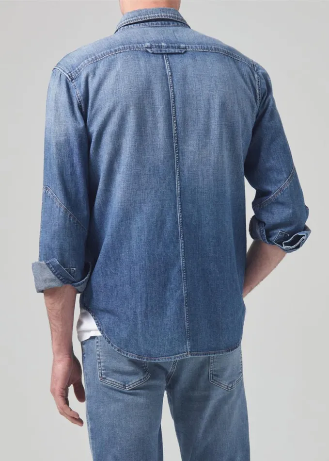 Citizens Of Humanity Cairo Utility Shirt Recess Men Shirts