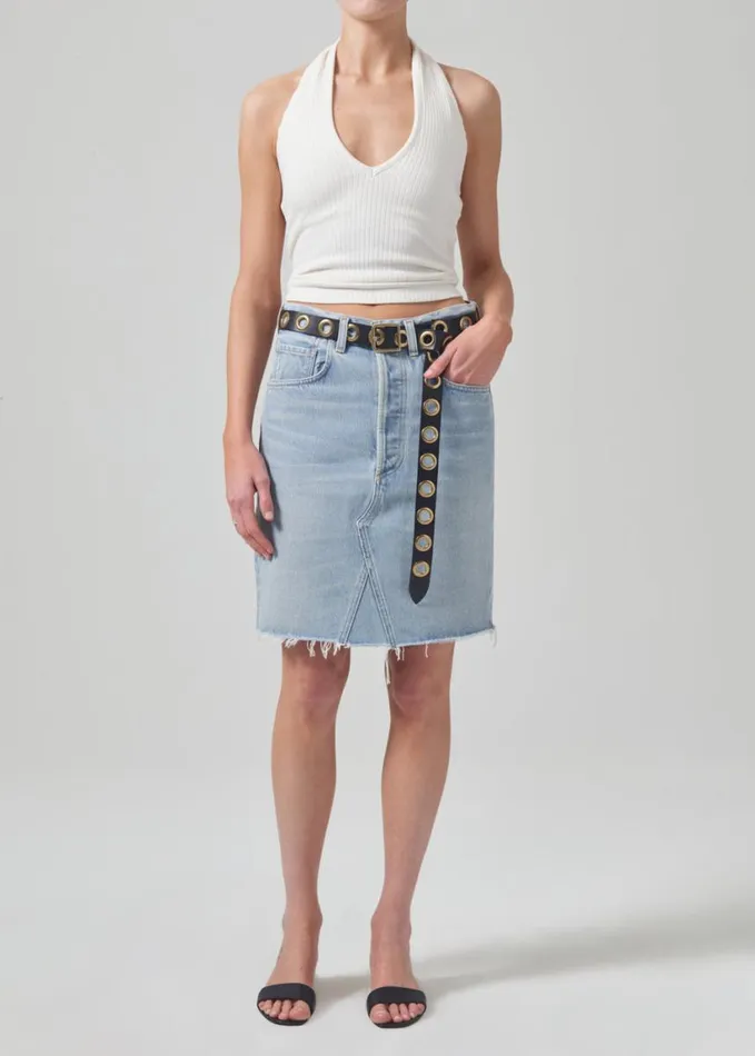 Citizens Of Humanity Carolina Deconstructed Knee Skirt Array Women Skirts