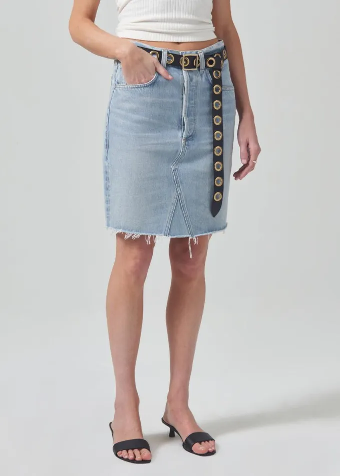 Citizens Of Humanity Carolina Deconstructed Knee Skirt Array Women Skirts