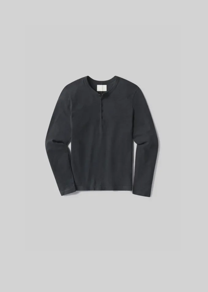Citizens Of Humanity Classic Henley Charred Cedar Men Shirts