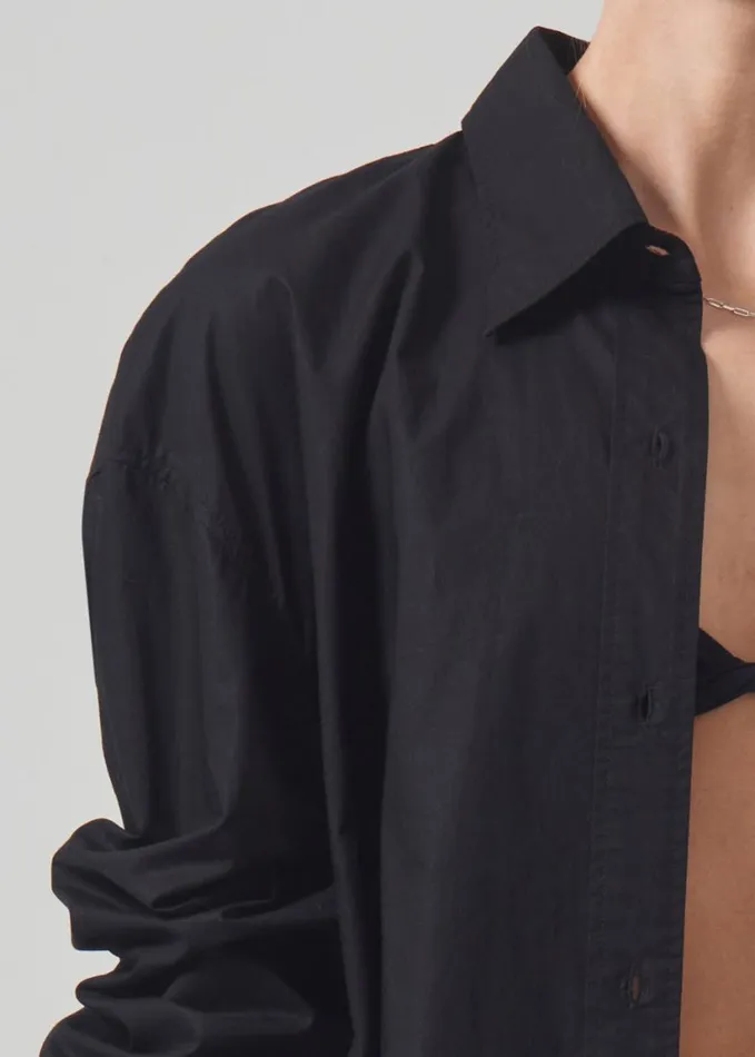 Citizens Of Humanity Cocoon Shirt Black Women Tops