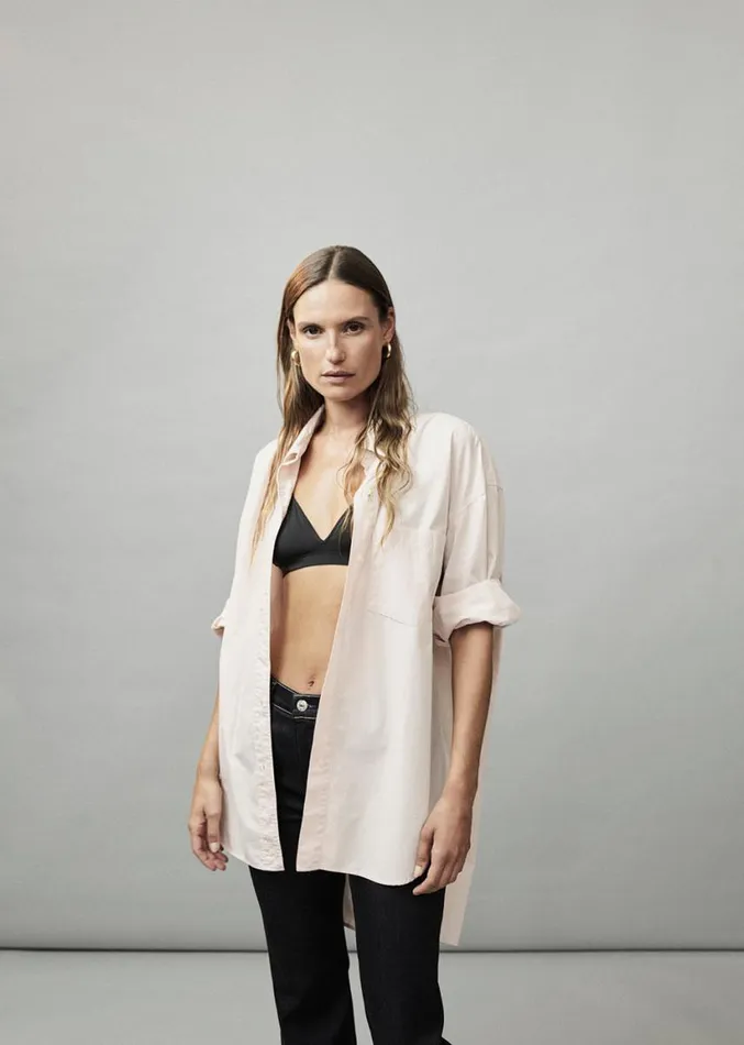 Citizens Of Humanity Cocoon Shirt Rosewater Women Tops