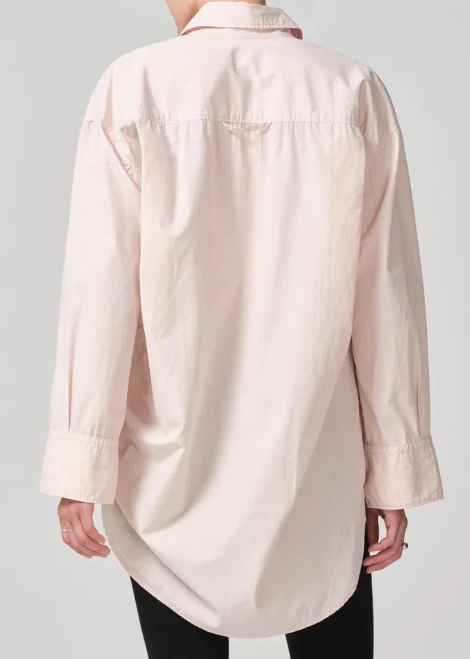 Citizens Of Humanity Cocoon Shirt Rosewater Women Tops