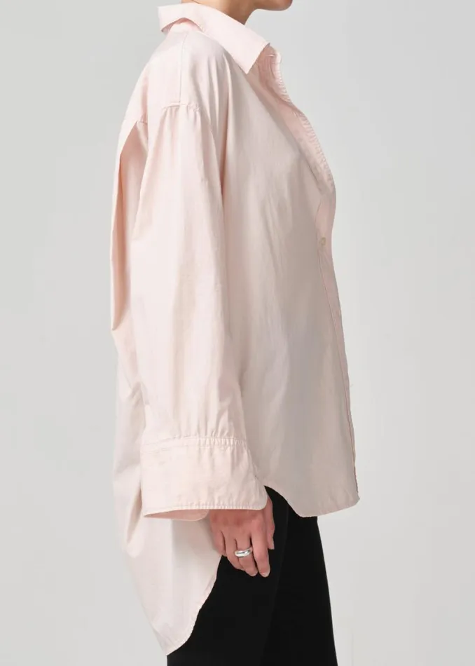 Citizens Of Humanity Cocoon Shirt Rosewater Women Tops