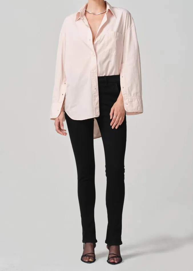 Citizens Of Humanity Cocoon Shirt Rosewater Women Tops