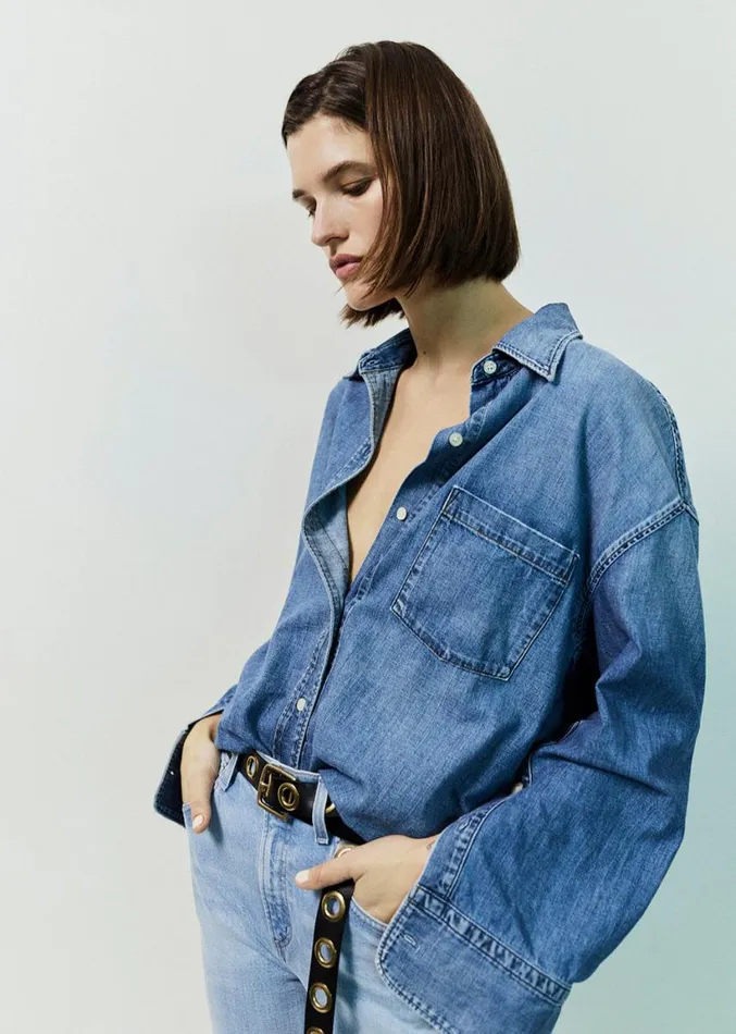 Citizens Of Humanity Cocoon Shirt Somerset Women Tops