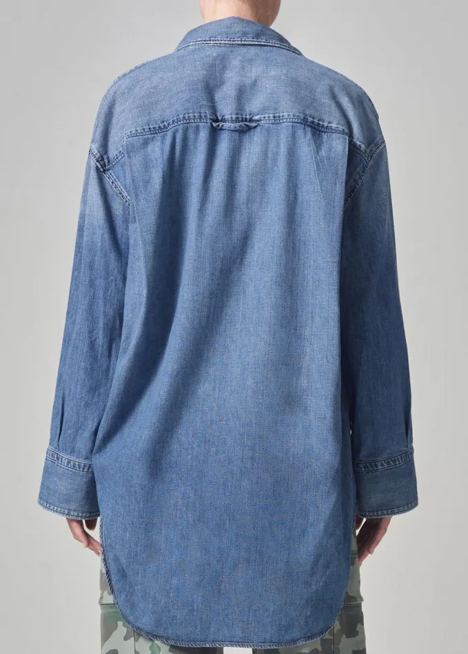 Citizens Of Humanity Cocoon Shirt Somerset Women Tops