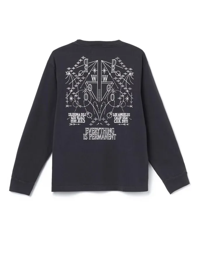 Citizens Of Humanity Dr Woo Unisex Long Sleeve Vintage Black Men Shirts