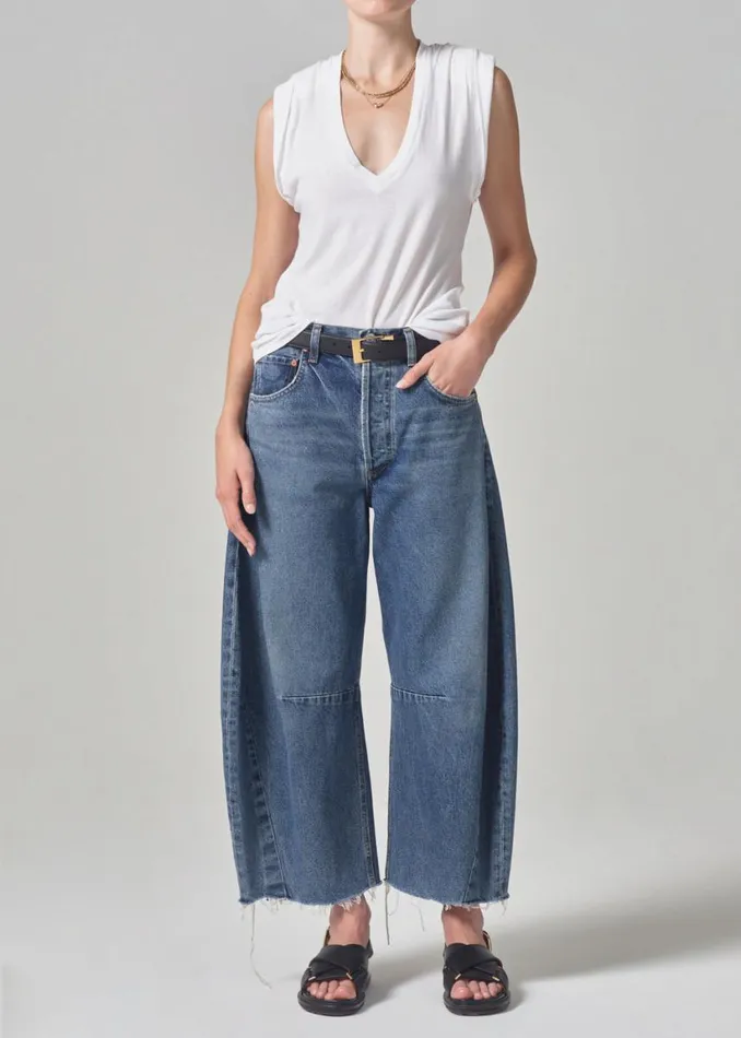 Citizens Of Humanity Edith VNeck White Women Tops