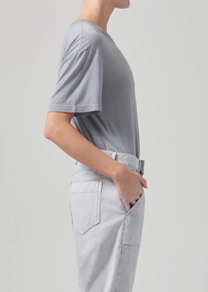 Citizens Of Humanity Elisabetta Relaxed Tee Cyclone Grey Women Tops