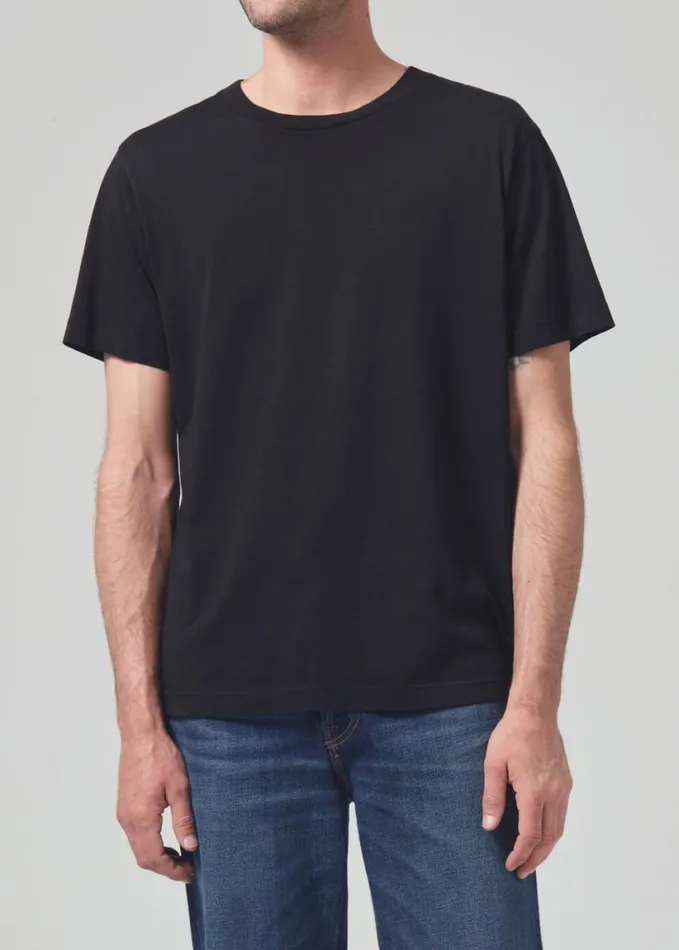 Citizens Of Humanity Everyday Short Sleeve Tee Black Men Shirts