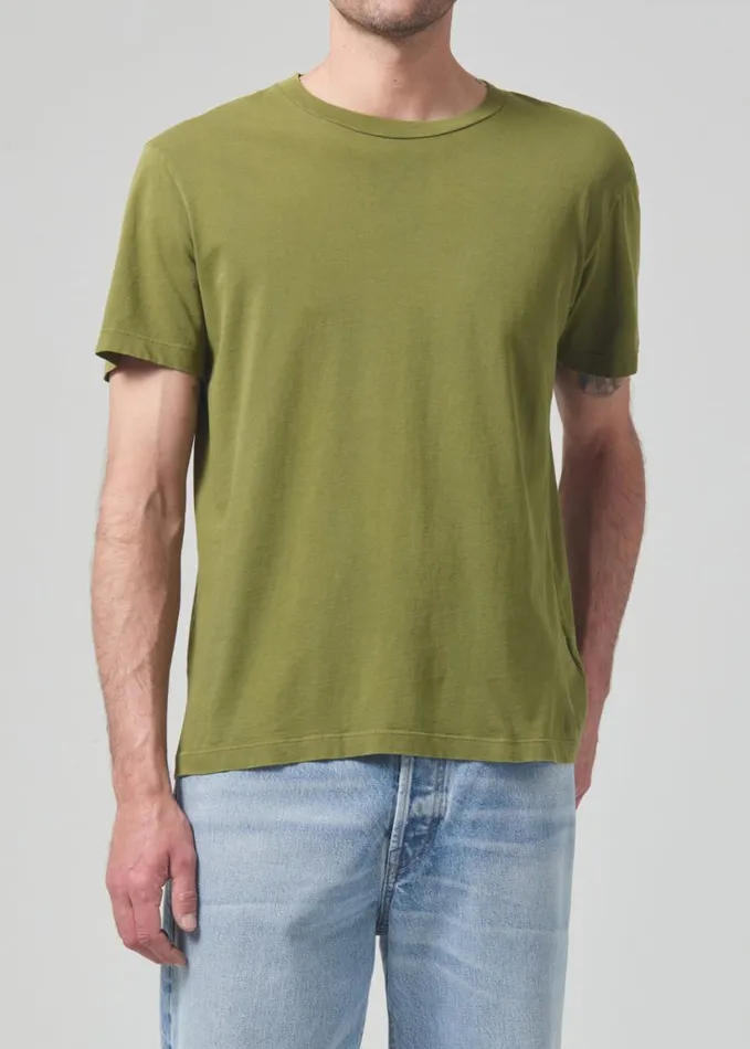 Citizens Of Humanity Everyday Short Sleeve Tee Moss Men Shirts