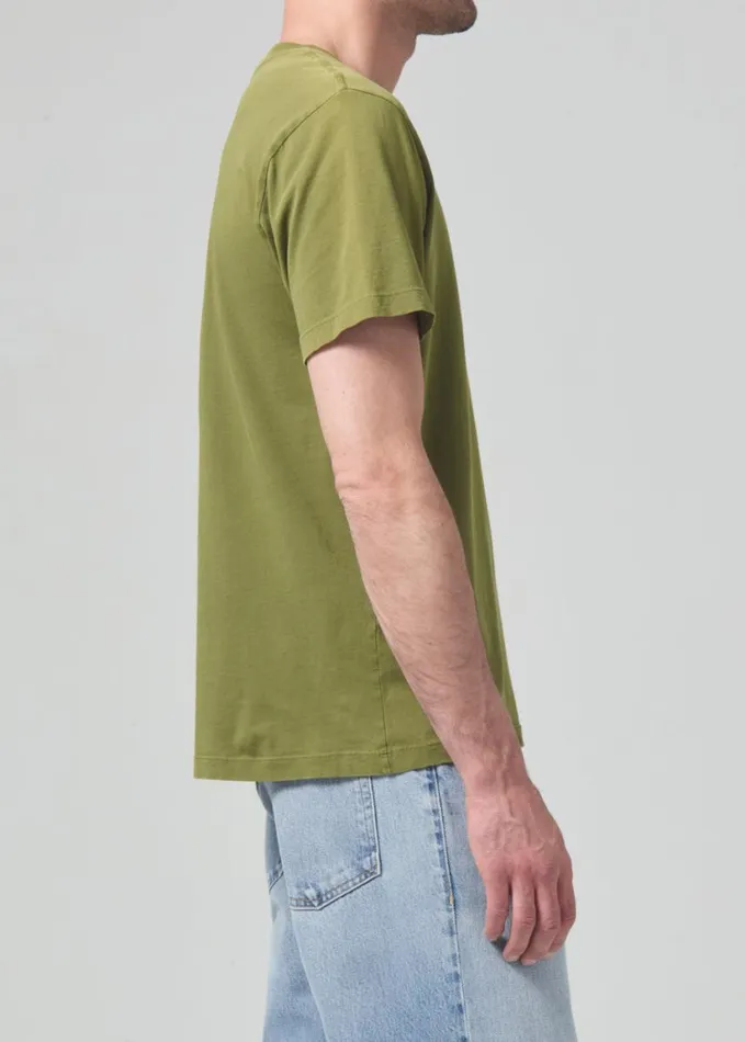 Citizens Of Humanity Everyday Short Sleeve Tee Moss Men Shirts