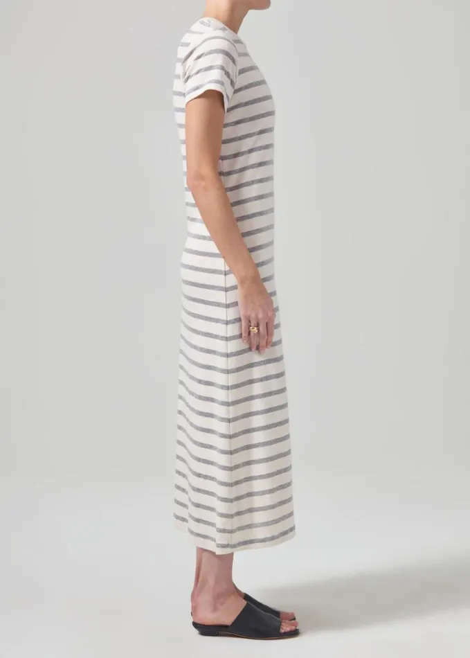 Citizens Of Humanity Goldie Dress Campanula Stripe Women Dresses and Jumpsuits