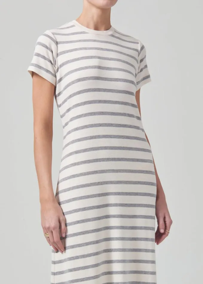 Citizens Of Humanity Goldie Dress Campanula Stripe Women Dresses and Jumpsuits