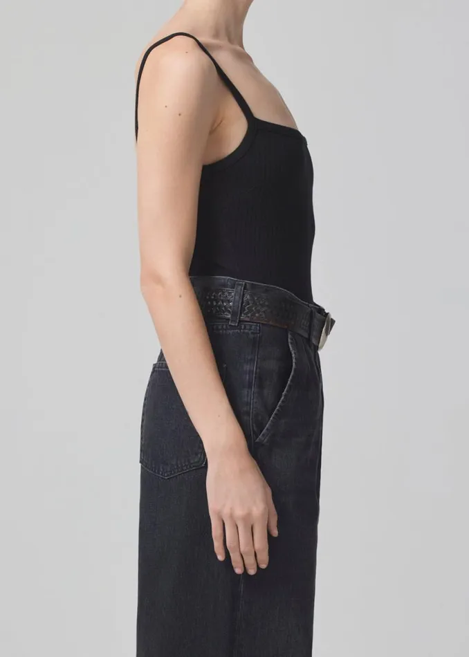 Citizens Of Humanity Harper Bodysuit Tank Black Women Tops