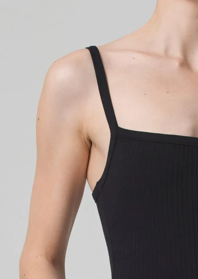 Citizens Of Humanity Harper Bodysuit Tank Black Women Tops