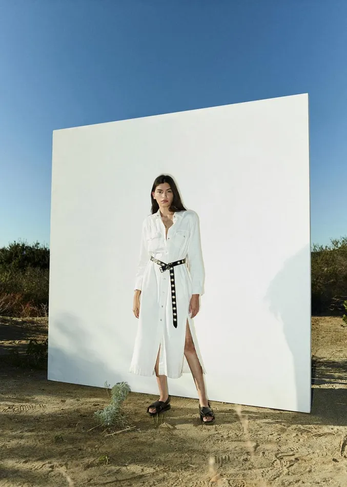 Citizens Of Humanity Iris Western Dress Pashmina Women Dresses and Jumpsuits