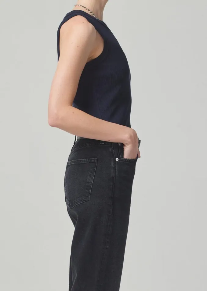 Citizens Of Humanity Isabel Rib Tank Navy Women Tops