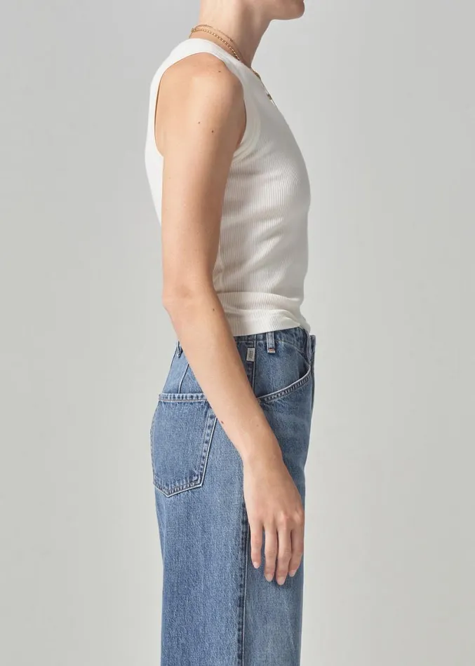 Citizens Of Humanity Isabel Rib Tank Pashmina Women Tops