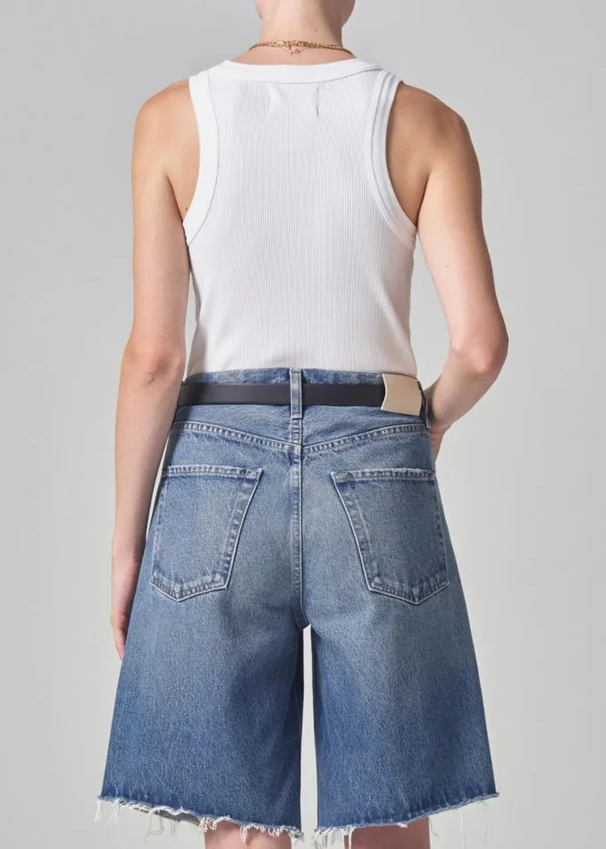 Citizens Of Humanity Isabel Rib Tank White Women Tops