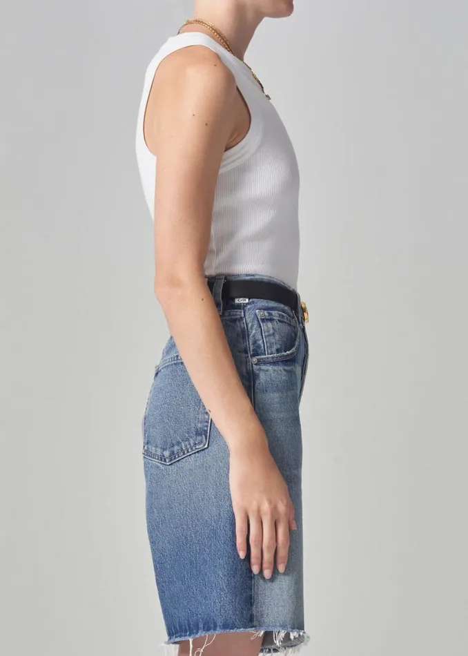 Citizens Of Humanity Isabel Rib Tank White Women Tops