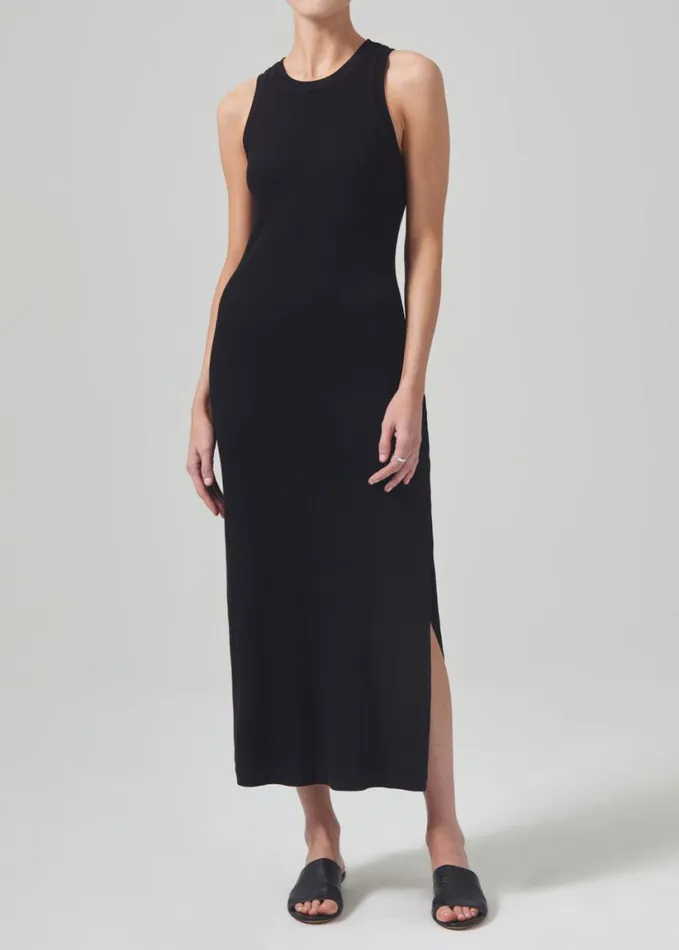 Citizens Of Humanity Isabel Tank Dress Black Women Dresses and Jumpsuits