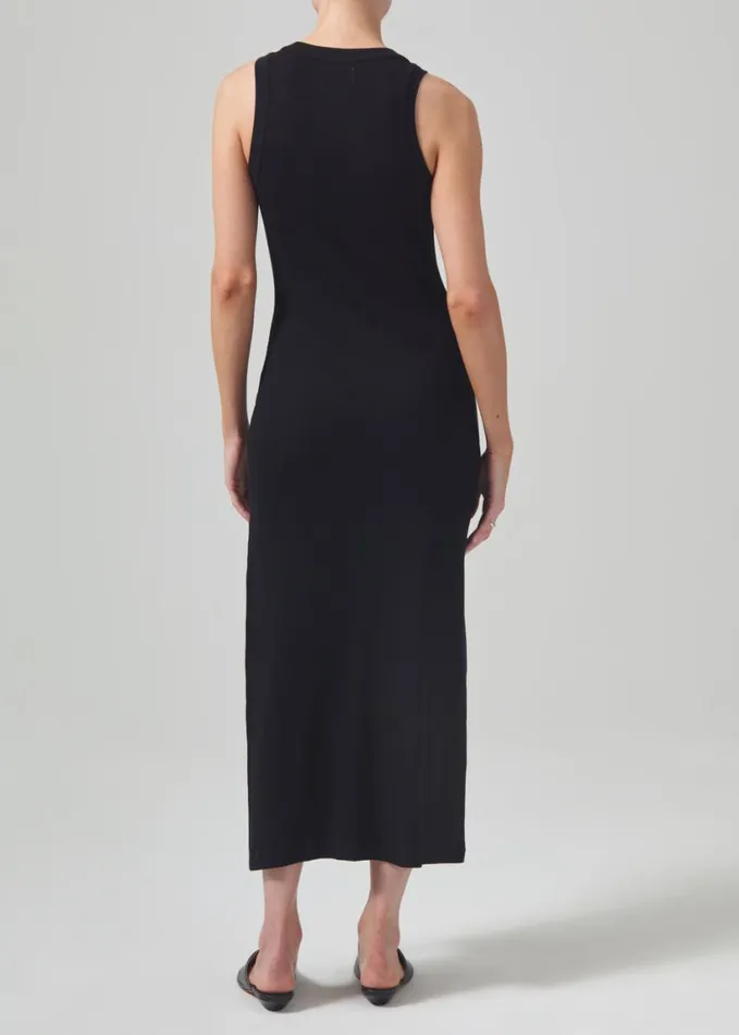 Citizens Of Humanity Isabel Tank Dress Black Women Dresses and Jumpsuits
