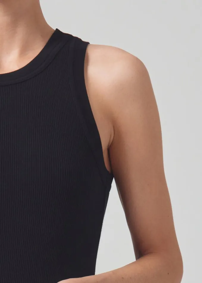 Citizens Of Humanity Isabel Tank Dress Black Women Dresses and Jumpsuits