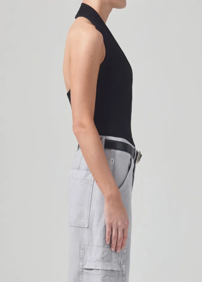 Citizens Of Humanity Julien Halter Top Black Women Tops