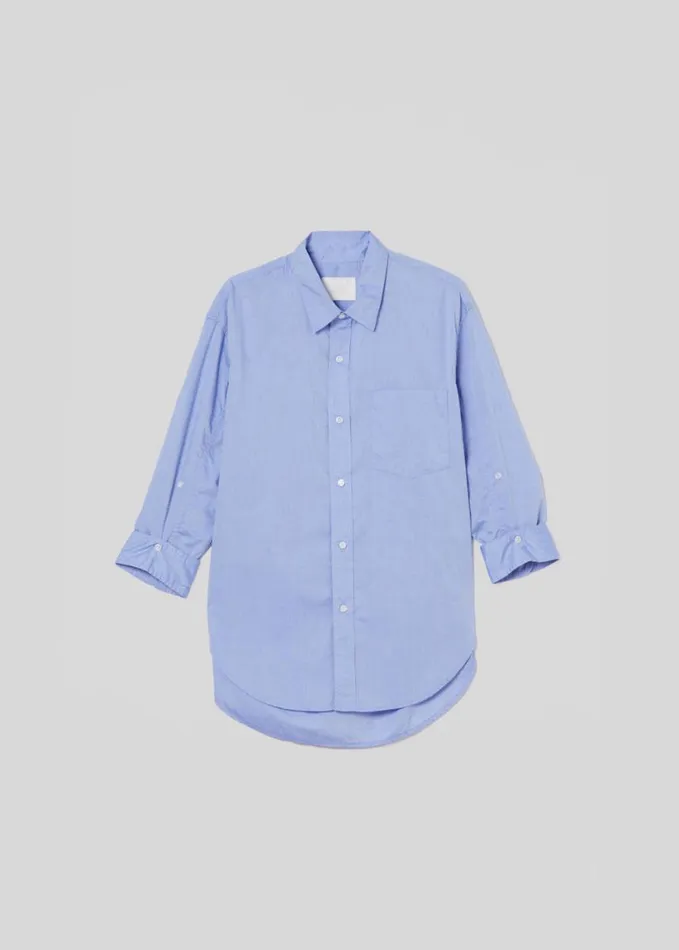 Citizens Of Humanity Kayla Shirt Blue End On End Women Tops