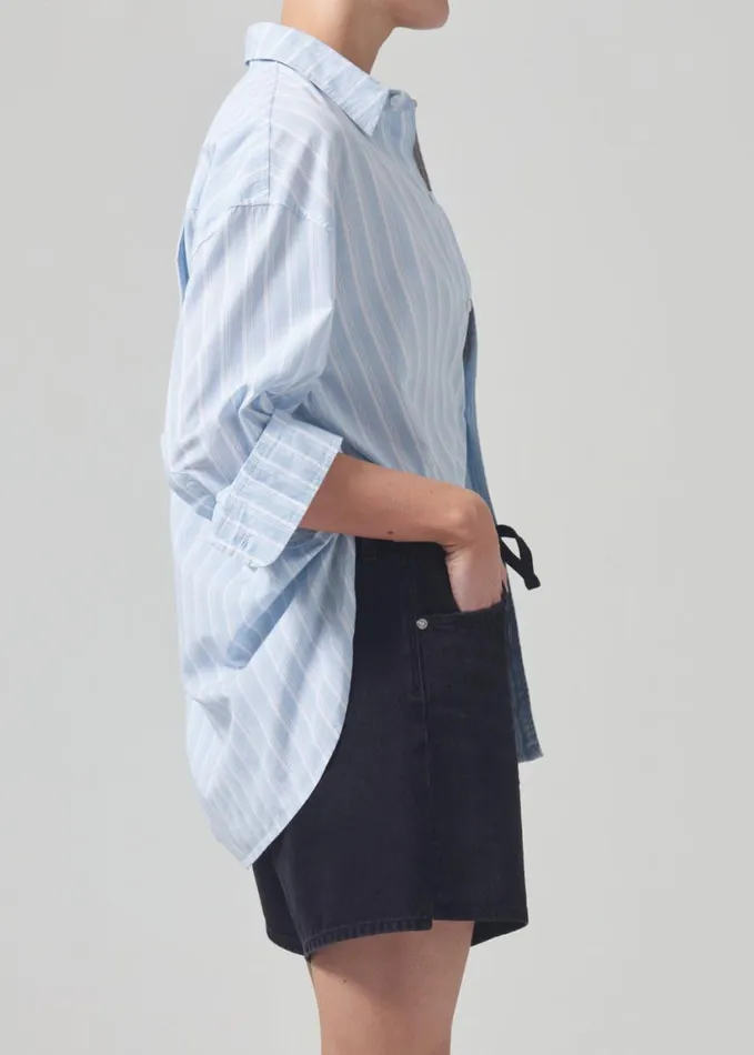 Citizens Of Humanity Kayla Shirt Marino Stripe Women Tops
