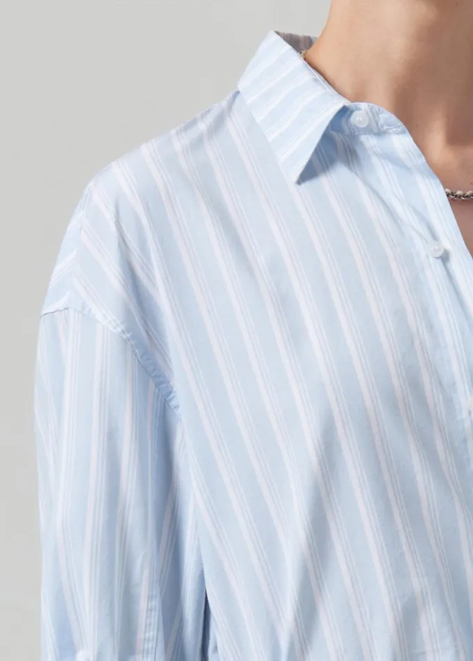 Citizens Of Humanity Kayla Shirt Marino Stripe Women Tops